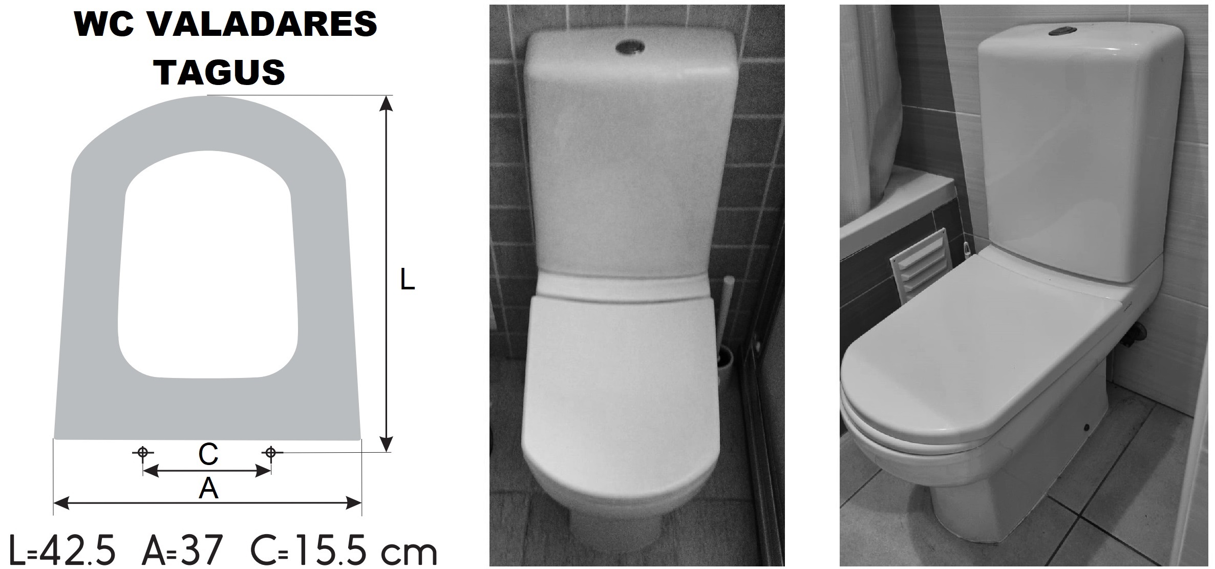 Toilet Seat VALADARES TAGUS ETOOS